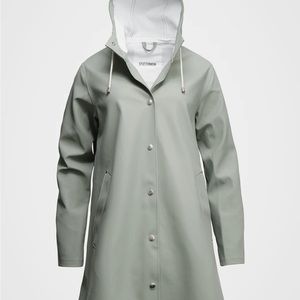 NWT Mosebacke Khaki Green Stutterheim Raincoat XXS